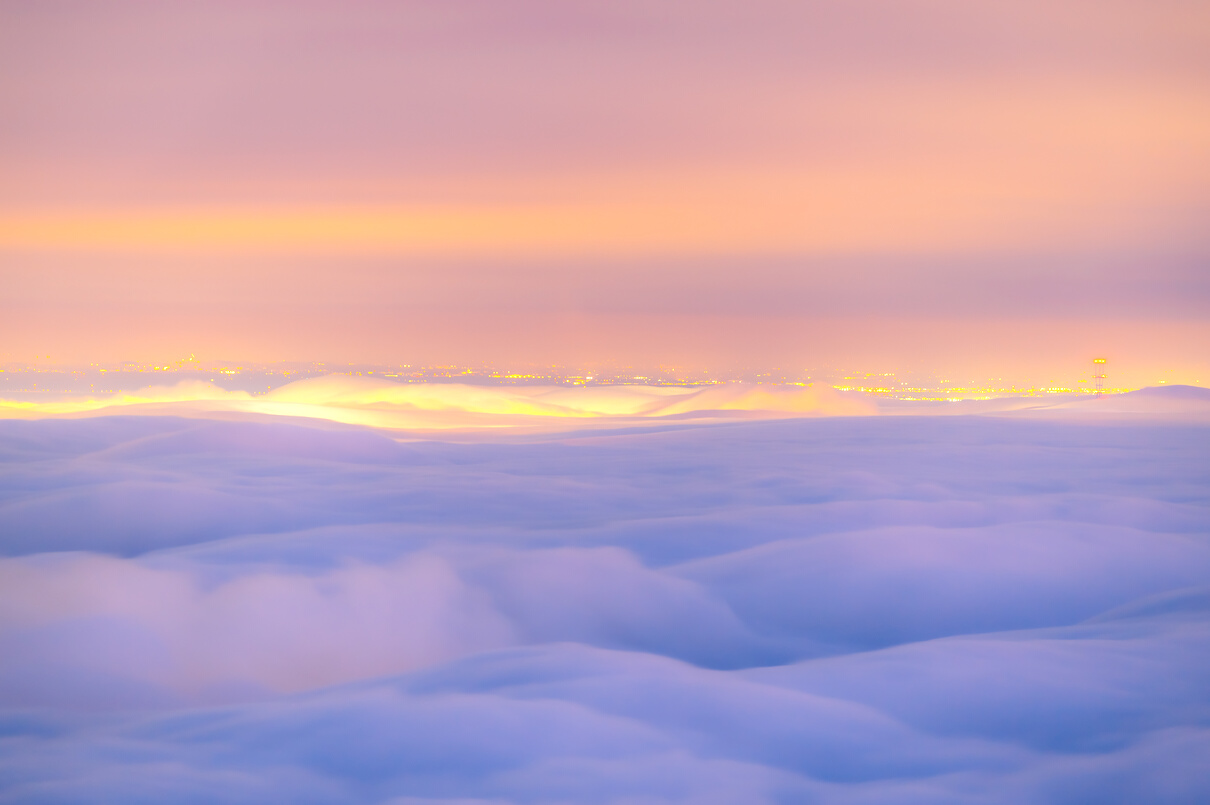 Sea of Clouds During Sunset 